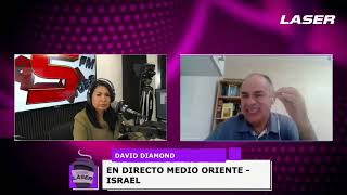 DAVID DIAMOND  COMBATES EN MEDIO ORIENTE CON OJOS BOLIVIANOS  ENTREVISTA EXCLUSIVA Israel [upl. by Eissahc]