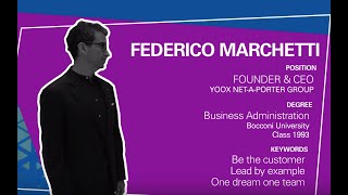 Executive Chat with Federico Marchetti CEO of YOOX NETAPORTER GROUP [upl. by Ettenaj]