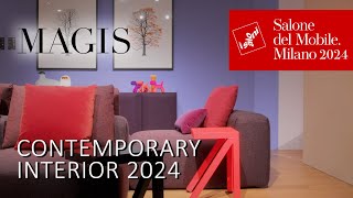 Contemporary interior by Magis Review of new furniture at Milan Salone del Mobile 2024 [upl. by Annav]