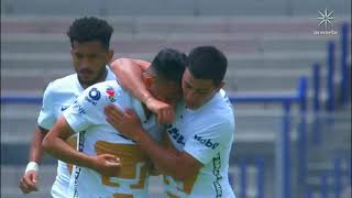 Gol de Sebastián Saucedo  Pumas vs San Luis  Grita México A21  Jornada 3  LIGA BBVA MX [upl. by Cleland98]