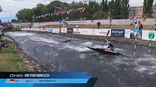 Christin Heydenreich Germany  U23 SemiFinal 2024 ICF CanoeKayak Slalom Junior amp U23 World Cham [upl. by Joris]