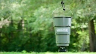 Moultrie 5Gallon AllInOne Hanging Feeder  Wildlife Feeder [upl. by Baron794]