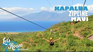 Things to Do in Maui Hawaii  Kapalua Ziplines [upl. by Airalav]