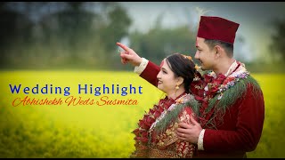 SUSMITA amp ABHISHEKH  WEDDING HIGHLIGHTS 2080 [upl. by Ardnosal]