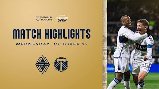 HIGHLIGHTS Vancouver Whitecaps FC vs Portland Timbers  October 23 2024 [upl. by Earised797]