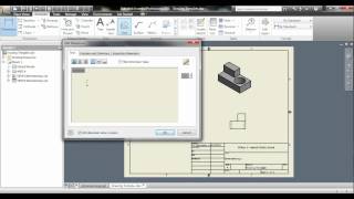 Autodesk Inventor Walkthrough  Creating a Dimensioned Multiview [upl. by Neelhtak]