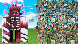 SUPERIOR WARDEN vs 500 RANDOM MOBS [upl. by Ppik]