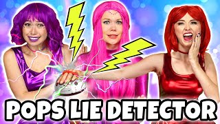 THE SUPER POPS LIE DETECTOR TEST VS MIZEREE Totally TV Originals [upl. by Kred332]