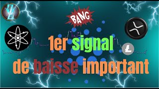 Cryptos 9 décembre 23 dernière TARGET avant la fessé xrp ada atom link ocean icx link ltc [upl. by Ardnnaed266]