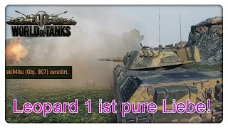 World of Tanks Leopard 1 regelt Gameplay  deutsch [upl. by Rohn769]