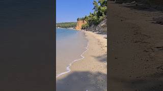 Chelona Beach Halkidiki Greece chelona beach greece halkidiki chalkidiki sea waves [upl. by Zalucki]