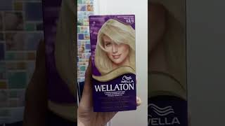 Окрашивание волос в пепельный цвет с краской Wella Wellaton Intensive 121 Яркий пепельный блондин [upl. by Ashton179]