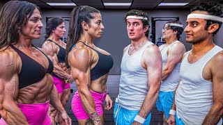 Steroid Women Vs Average Joes  Whos Stronger [upl. by Ramgad]