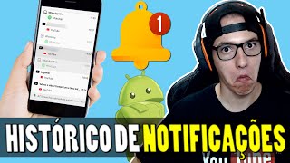 Como acessar o histórico de NOTIFICAÇÕES no Celular [upl. by Henarat300]