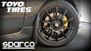 Sparco Assetto Gara Matt Black Alloys Toyo Proxes TR1 Tyres At Demon Tweeks Fiesta ST150  Ep 49 [upl. by Narine]