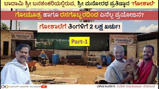 Badami Banashankari Goshala Sandarshana  Part 1 Udupi Usha Vlogs  2 [upl. by Holle286]