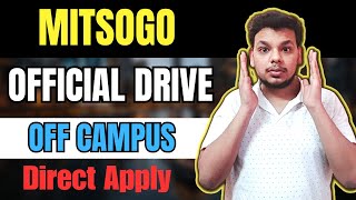 Mitsogo Biggest Hiring Started  OFF Campus Drive  2025  2024  2023 Batch Hiring Freshers [upl. by Warila]