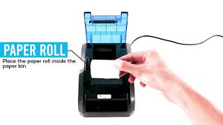 Officom OC 58H Receipt Printer Bluetooth  How to use Receipt Printer [upl. by Cochrane]