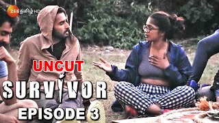 Survivor Tamil  Day 3  Full Episode 3  Uncut  Arjun  Zee Tamil  New Promo [upl. by Riay]