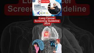 2024 Lungs Cancer Screening Guidelines lungcancerawareness [upl. by Ahnavas657]