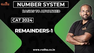 Remainders 1  Number Systems  Quantitative Aptitude  CAT Exam Preparation 2024 [upl. by Arehahs458]