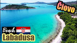 Labadusa Beach Ciovo Island — Croatia Best Beaches [upl. by Ontine]