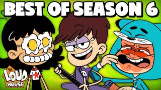 FUNNIEST Moments of Season 6 😂  30Minute Compilation  The Loud House [upl. by Darya820]