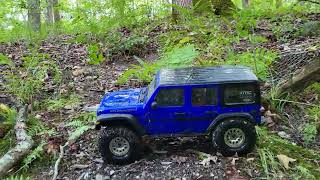 axial scx 103 exploring the natural spring in my backyard [upl. by Nauht306]