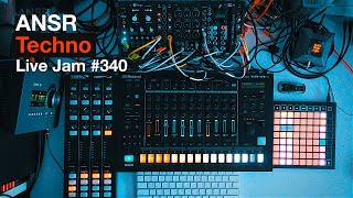 Techno Live Jam  340 with TR8S  Eurorack Modular [upl. by Matronna853]