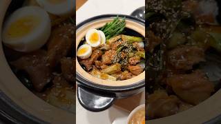 Yakitori donabe bowl yakitori 焼き鳥 야키토리 [upl. by Anaujat]