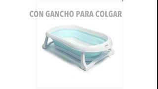 Bañera plegable Love con sensor de temperatura [upl. by Jameson]