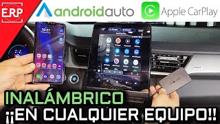 Android AUTO y CarPlay INALÁMBRICO en CUALQUIER coche Adaptador WIRELESS U2X Ottocast  Review [upl. by Anha579]