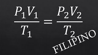 Combined Gas Law FilipinoExplained [upl. by Acinnej713]