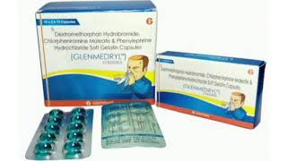 GLENMEDRYL Capsule Dextromethorphan Hydrobromide Chlorpheniramine Maleate amp Phenylephrine Capsules [upl. by Ahsikyt]