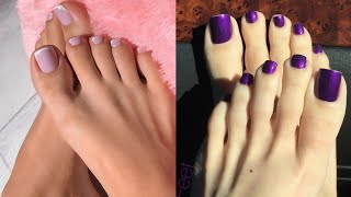 Ravishing designs of toe nails art fashion trendsLatest pedicure nail colors for women 2024 [upl. by Hurleigh178]