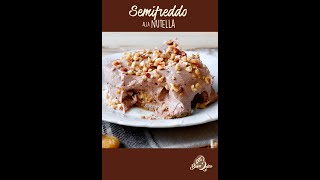 SEMIFREDDO ALLA NUTELLA Ricetta Facile shorts [upl. by Areis]