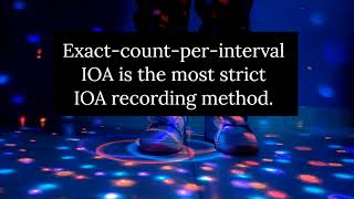 IOA Song Exact Countperinterval IOA bcbaexam [upl. by Enahc279]