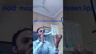 How to use Incentive Spirometer correctly pulmonaryrehab healthylungsincreaselungcapacity [upl. by Pimbley]