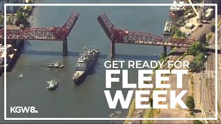 These ships are visiting Portland for the Rose Festivals Fleet Week [upl. by Artaed]