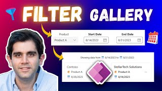 How to apply Multiple Filters to Power Apps Gallery Dates Ranges amp More 📅🎯 [upl. by Woodford]