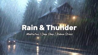 Deep Sleep 😴 Rain Sound For Sleep 💤 99 Instantly Fall Asleep With 10 Hours Heavy Rain Sound💧 [upl. by Naaman]