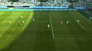 PES 2013  Rabona Long Pass Live Goals VIII Tricks HD [upl. by Heilman]