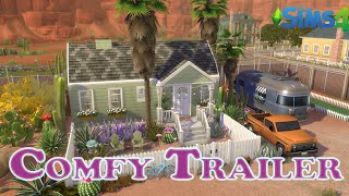 Comfy Trailer  Strangerville  The Sims 4 Speed Build CC ONLY [upl. by Zuliram573]