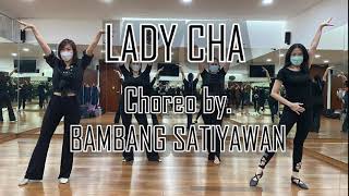 Lady Cha  Line Dance Demo Choreo by Bambang Satiyawan INA [upl. by Fermin]