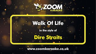 Dire Straits  Walk Of Life  Karaoke Version from Zoom Karaoke [upl. by Nameerf]