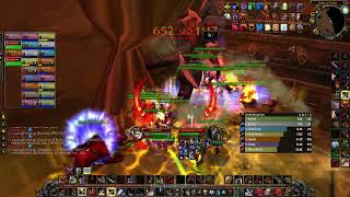 WoW Classic SoD fury warrior pve Blackwing Lair Broodlord Lashlayer 3 trial kill [upl. by Ainafets769]