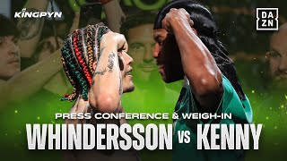 WHINDERSSON NUNES vs KING KENNY  Press Conference amp WeighIn [upl. by Yrallih]