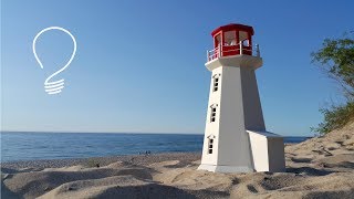 Making a Wooden Lighthouse Part 2 of 2 [upl. by Arikal]