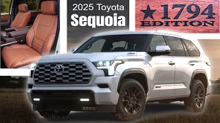 2025 Toyota Sequoia Adds 1794 Grade to its lineup [upl. by Volney]