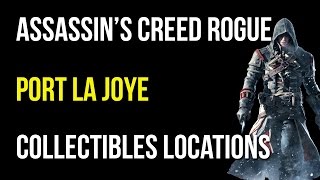 Assassins Creed Rogue Port La Joye CollectiblesActivitiesQuest ItemsViking SwordTemplar Relic [upl. by Delastre]